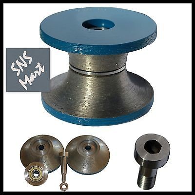 Diamond Router Bit Profile Wheel Set for Stone Full Bullnose V40 1 1/2 