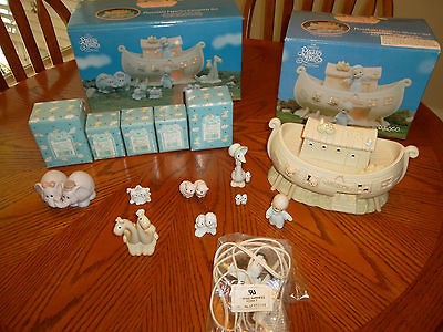 Precious Moments Noahs Ark Two by Two Set Nightlight with Animals 