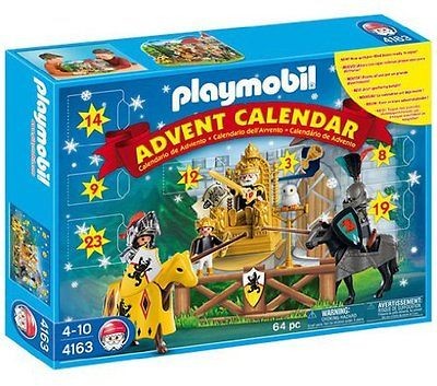 Playmobil 4163 Advent Calendar Emperors Knights Tournament NEW FREE 