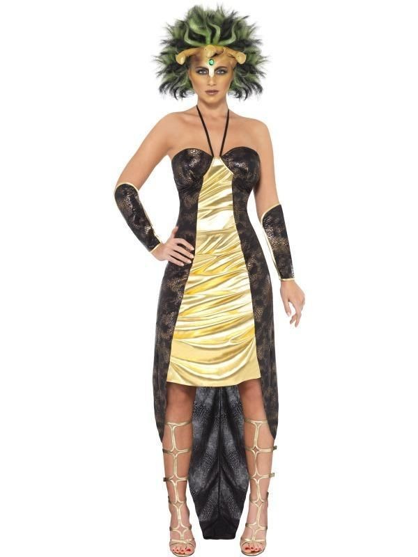   Medusa Monsters & Mummies Smiffys Halloween Fancy Dress Costume   L