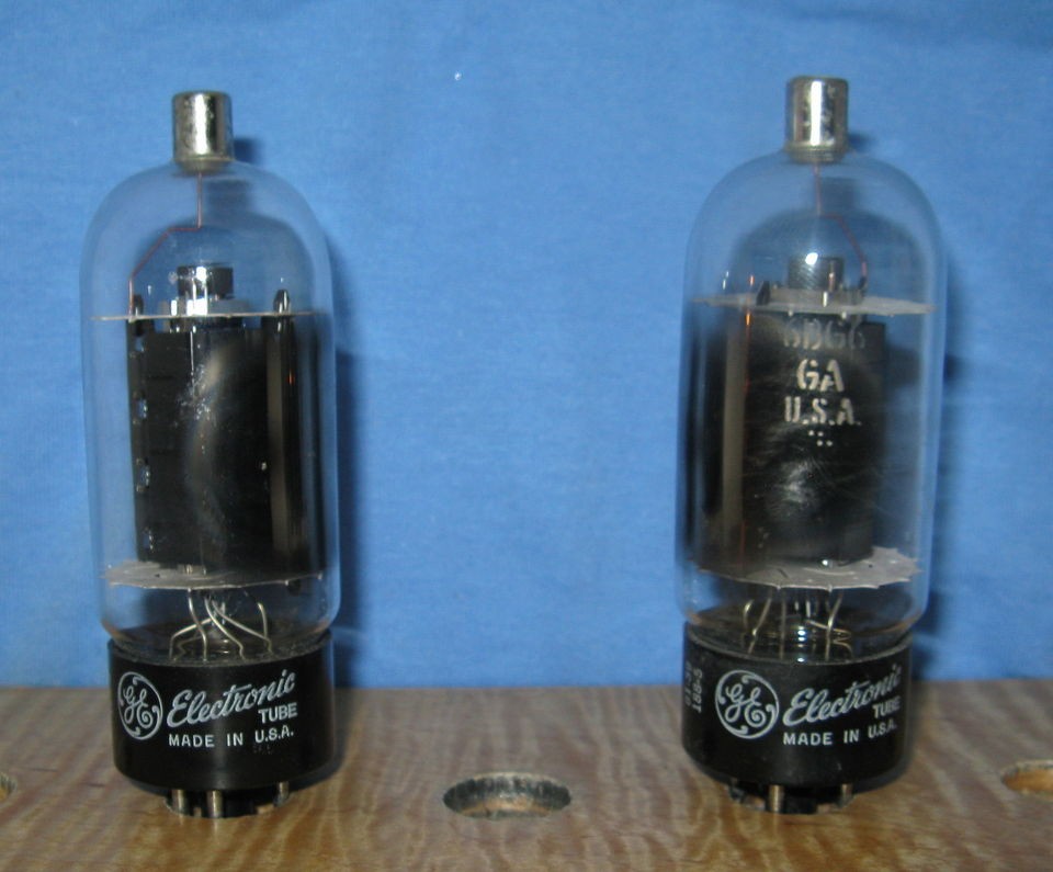 radio tubes 6bg6ga 6bg6 ge test 109 108 pair expedited shipping 