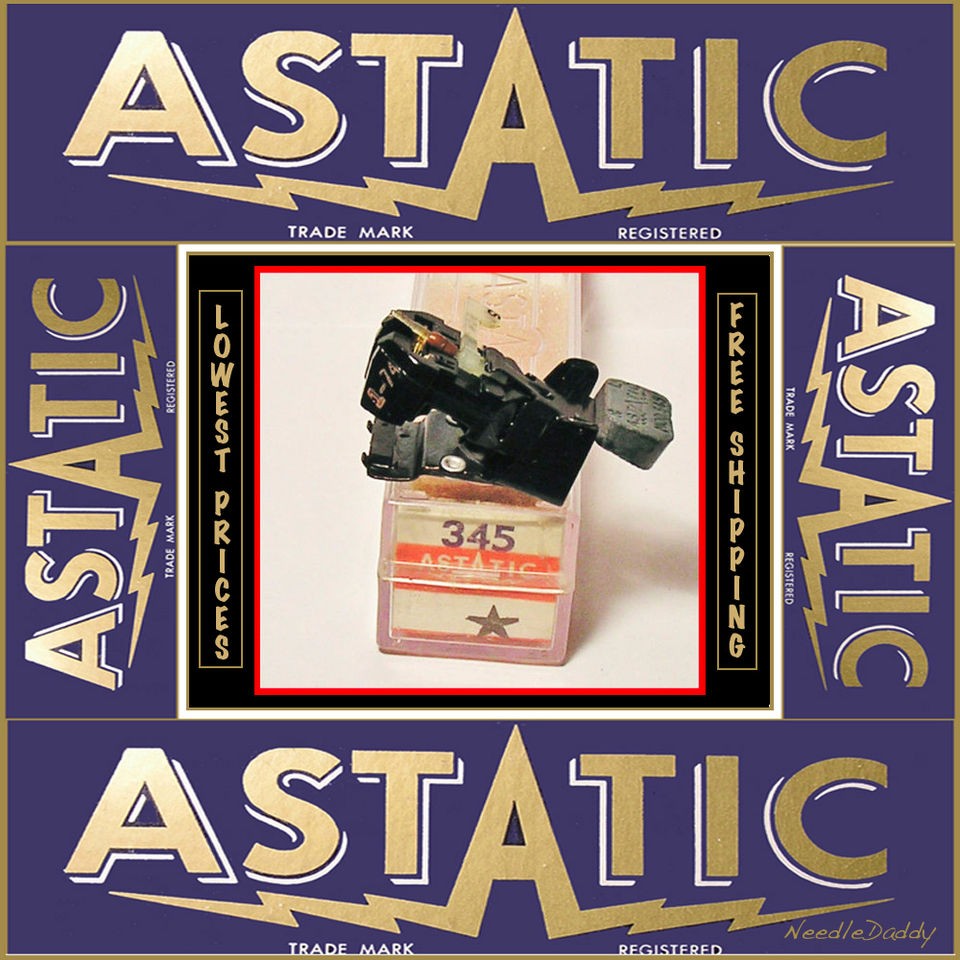 PHONOGRAPH NEEDLE CARTRIDGE ASTATIC 345 FOR ZENITH 142 140 ZENITH 142 