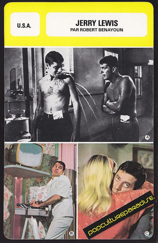 jerry lewis film movie star french biography photo card from
