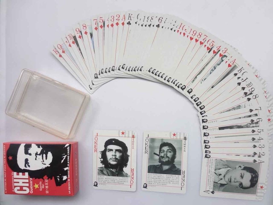 Poker Playing cards Symbol of Revolution Red Robin Hood   Che GUEVARA 