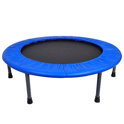 36 Round Fitness Mini Trampoline Quarter fold Folding Rebounder 