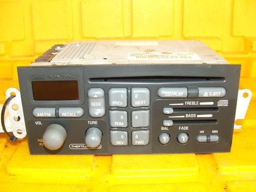 96 99 bonneville firebird grand am prix radio cd player