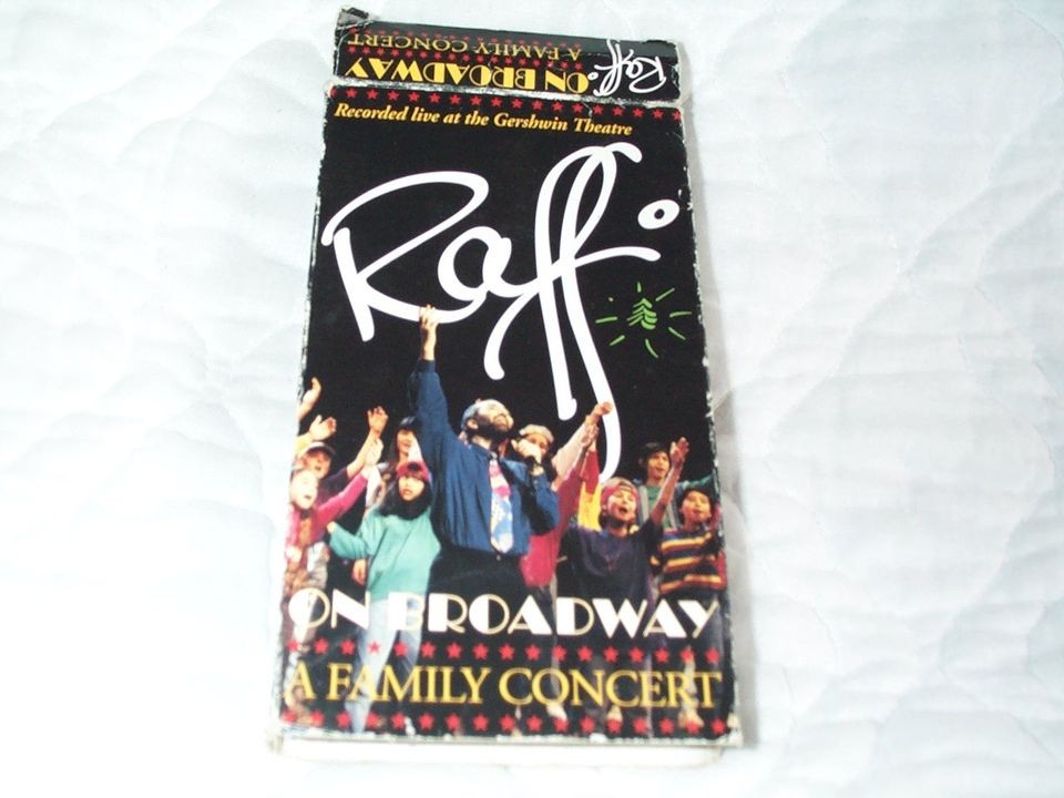 raffi on broadway a family concert vhs live in new