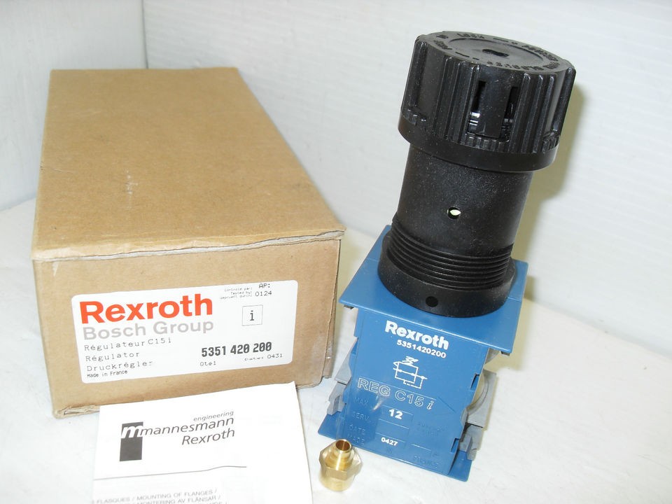 NEW REXROTH 5351 420 200 BOSCH PNEUMATIC REGULATOR 5351420200 NIB