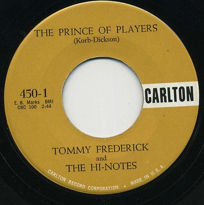 tommy frederick prince of players i m not pretending r