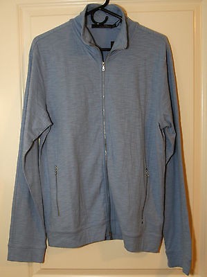 nwt polo rlx full zip jacket light blue l large