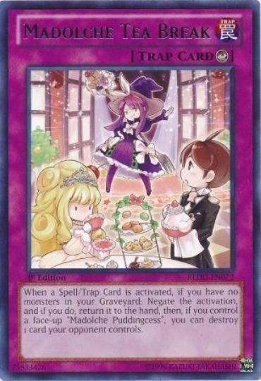 Madolche Tea Break REDU EN072 / RARE / MINT / 1ST EDITION / YU GI OH