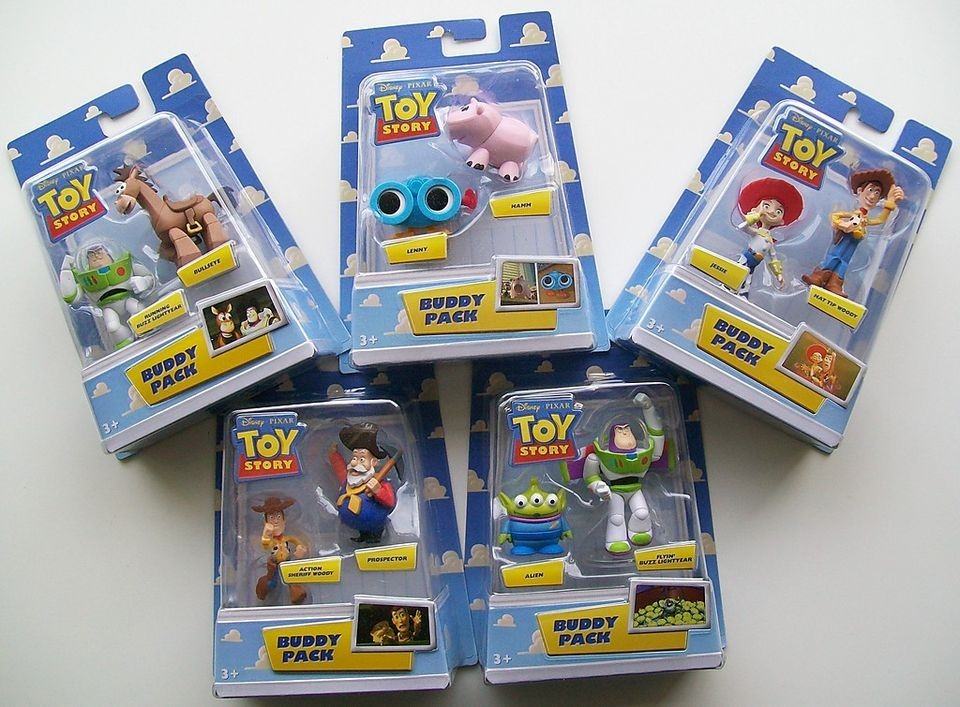 Choice of Mattel DISNEY TOY STORY Buddy Twin Pack Small Figure Set at 