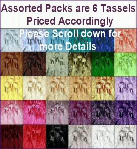 Pack MINI TASSELS Bookmark Craft Cardmaking BRIDAL TRIMS tassle 20 