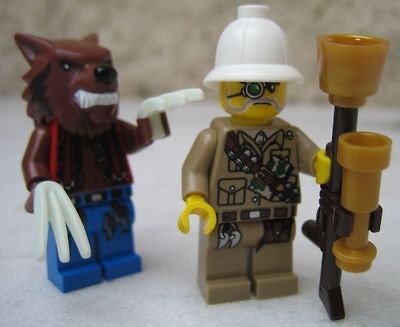 LEGO 2 minifigures Major Quinton Steele and Werewolf  from set 9463