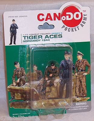 CAN.DO Pocket Army TIGER ACES HANS Figure A 135 Scale NEW