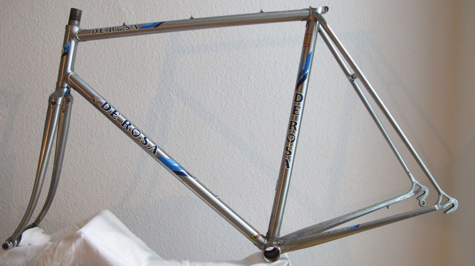 Rare 55 cm De Rosa Columbus SLX Campagnolo Primato Vintage Steel FREE 