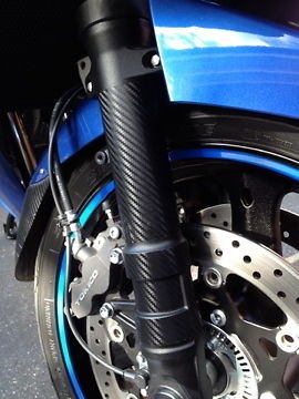 suzuki 1250 bandit fork leg protectors x2 from united kingdom