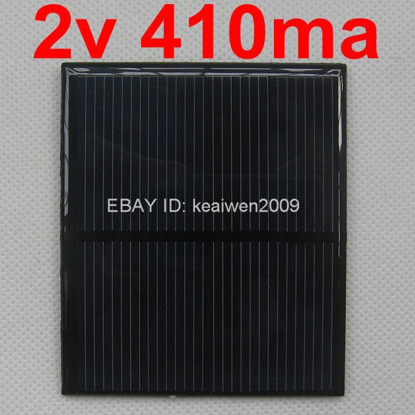 2V 410mA 0.82W mini solar panel small solar panels charge small motor 