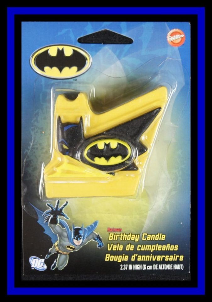 new wilton batman candle nip  4 99