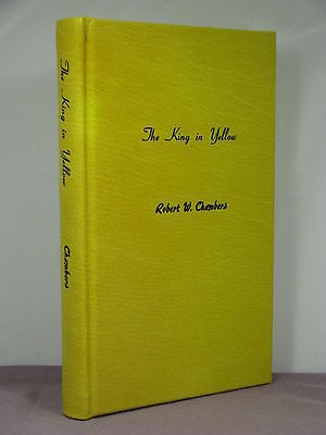   signature,The King in Yellow by Robert W. Chambers, bound in leather