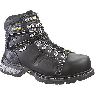 Caterpillar Endure Steel Toe Waterproof   Mens Work Boot   Black