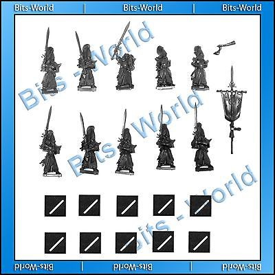 WARHAMMER BITS   ISLAND OF BLOOD   10x HIGH ELF SWORD MASTERS