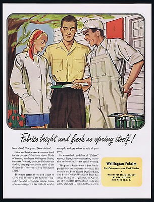 1947 Wellington  Mens Womens Clothes Painter Overalls Clothing 