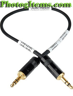 Sescom LN2MIC PMD620 Attenuation 9 DSLR Cable Marantz Line to mic 