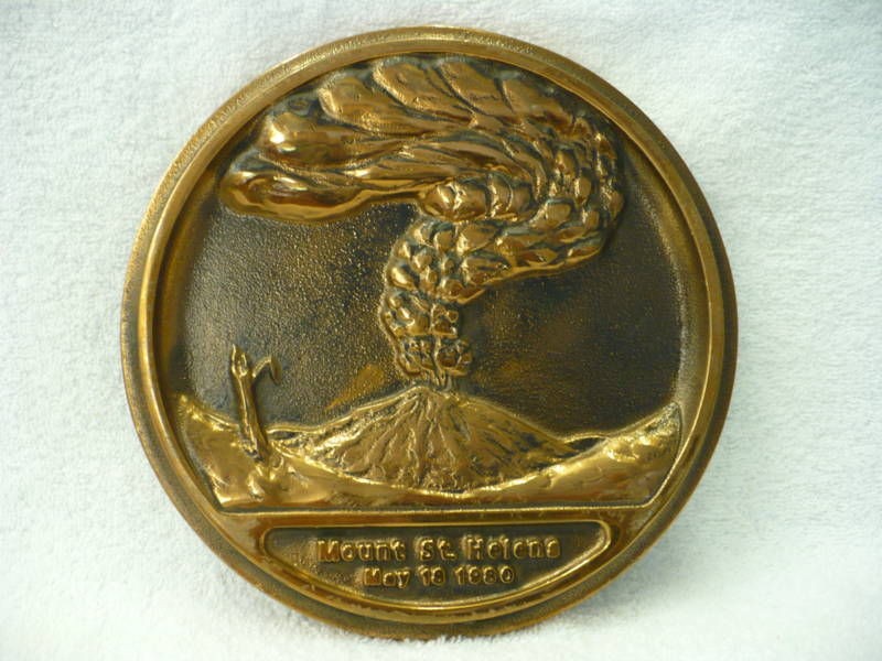 bc mount mt st helens may 18 1980 plaque paperweight