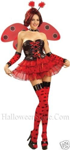 Luscious Ladybug Sexy Costume XS/S 2 6 Cheap Closeout Womans Sexy 