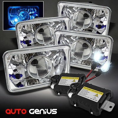 SLIM BALLAST XENON HID UPGRADE + 80 88 MONTE CARLO CHROME PROJECTOR 