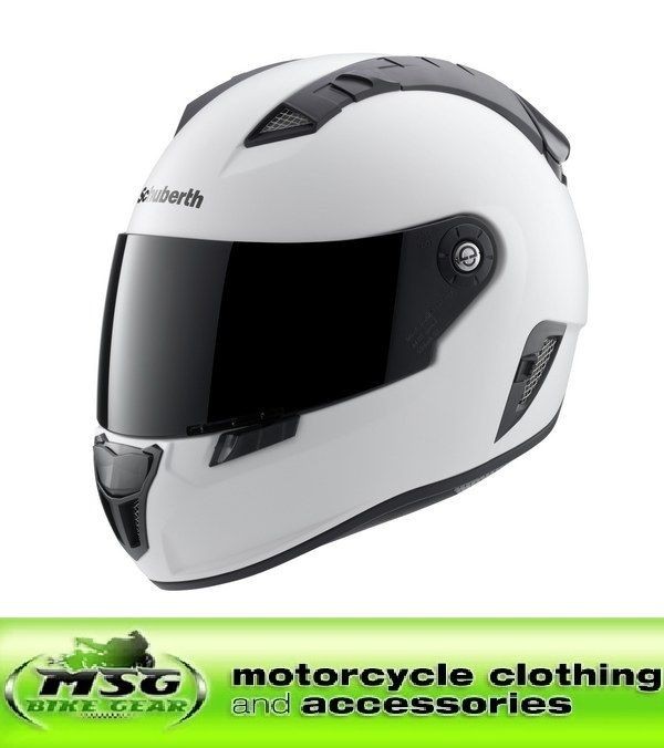 SCHUBERTH SR1 MOTORCYCLE HELMET MATT WHITE MEDIUM