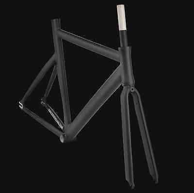 FRESCO SINGLE SPEED FIXED GEAR TRACK FIXIE ROAD BIKE FRAME BLACK SIZE 