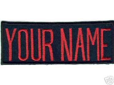 childs custom ghostbusters name patch your name one day shipping