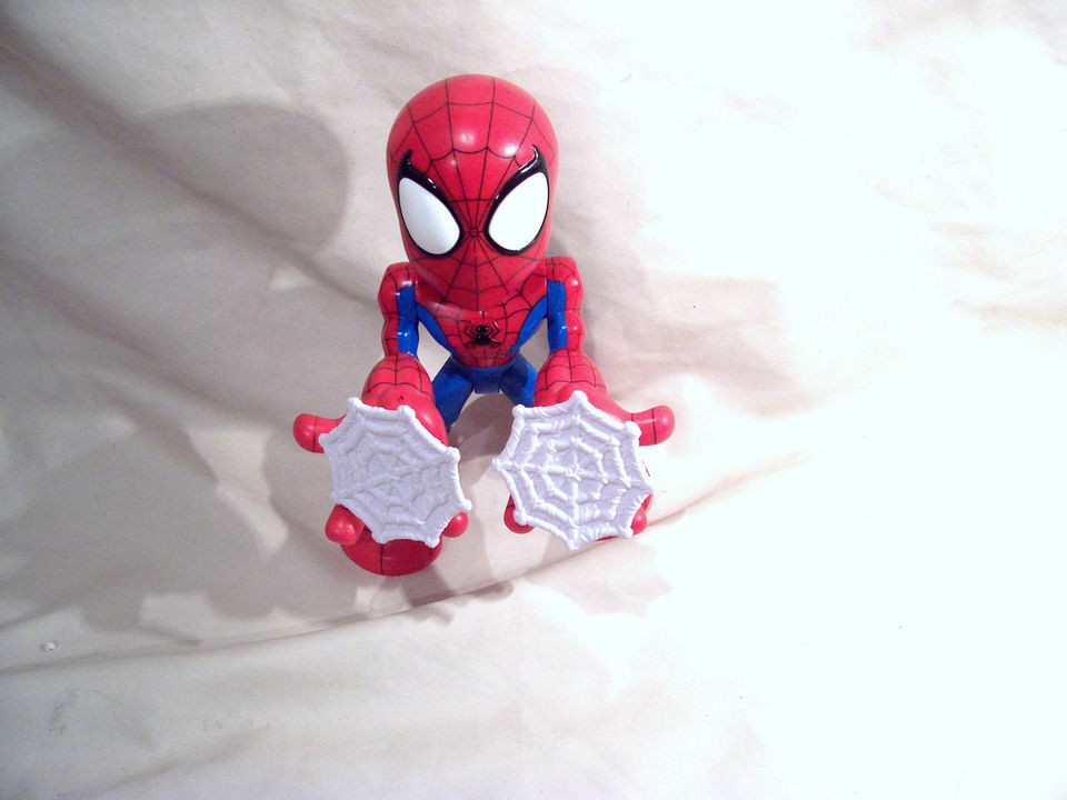 TALKING & LIGHTUP My First Spiderman Figure with Double Web Shooters