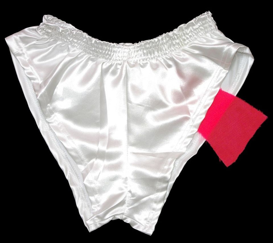 mens shiny glanz white satin booty shorts xs d3