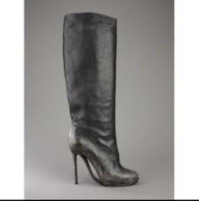 Maison Martin Margiela Cutout Sole Knee High Boots Sz 38.5 Us Sz 8 RT 