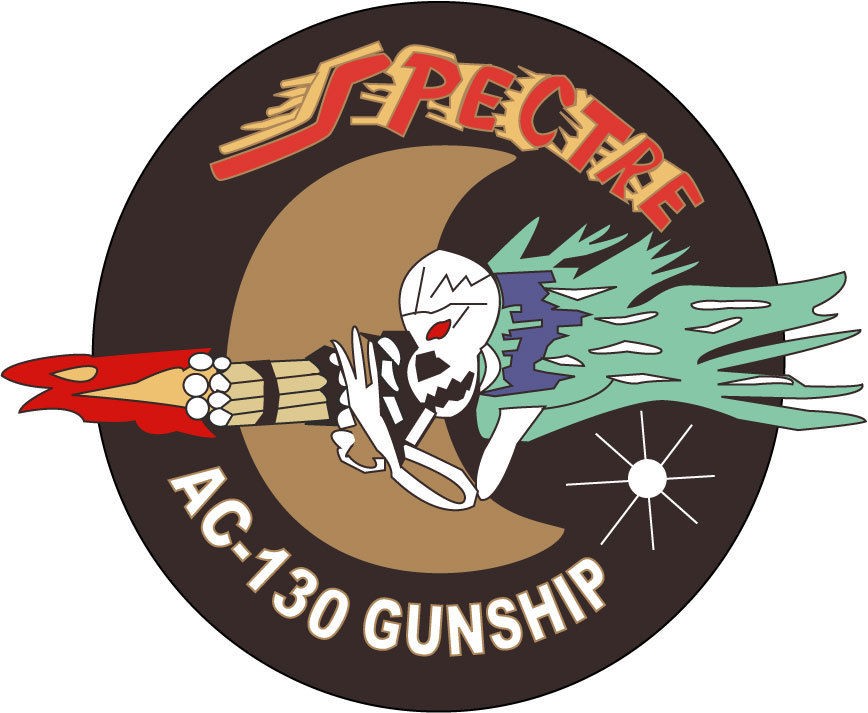 sticker us unit vietnam ac 130 spectre gunship more options