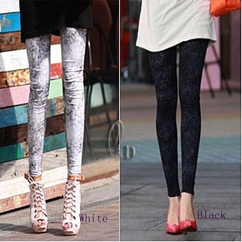 cotton tie dye stretchy leggings tights pants cl043