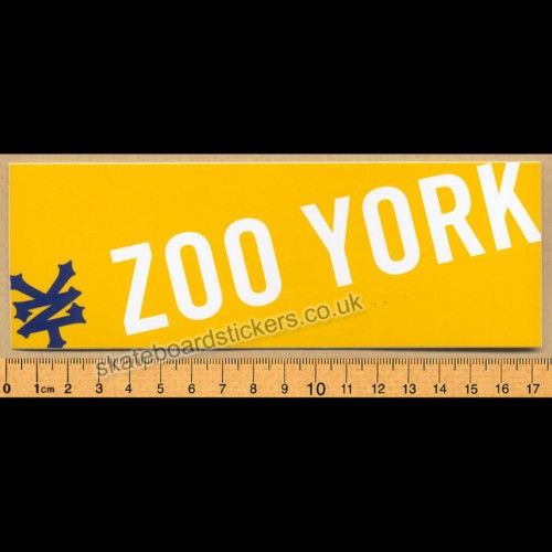 zoo york skateboard sticker new bmx skate skateboarding from united