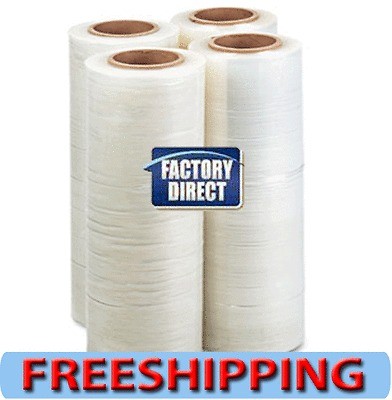 Rolls Pallet Wrap Stretch Film Hand Wrap 18 x 1500 ft 12 Micron