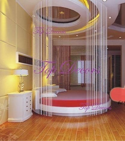 string curtain fringe divider blind w100 l290cm white grade b