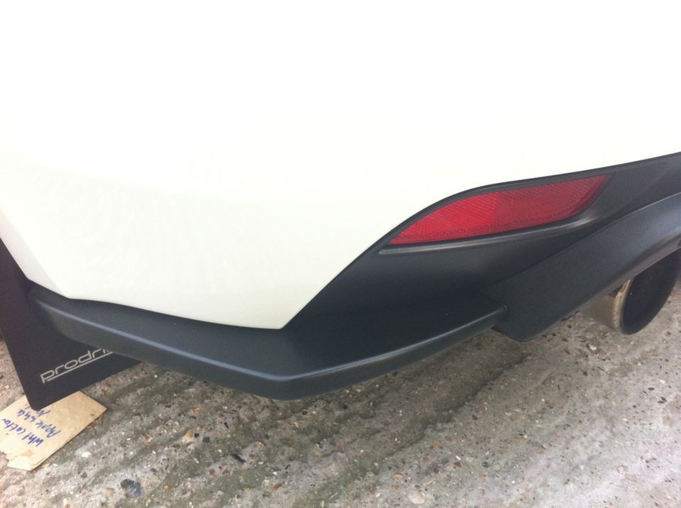 Subaru Impreza Rear Lips Bumper spats /splitters Hatchback 2008   2011 