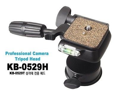 KONOVA Video Camera Tripod 0529AH Fluid Drag Head 3/8 Base for DSLR 