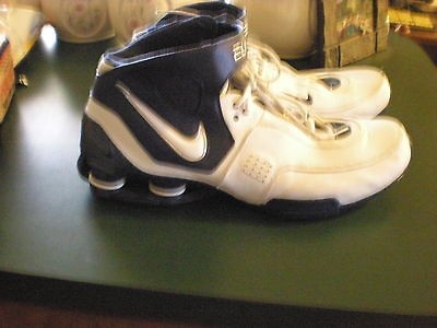 mens niki elite air shox tennis shoes size 16.5 preowned read