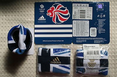   Adidas Team GB Olympics Wristband Sweatband Limited Edition Gold Logo