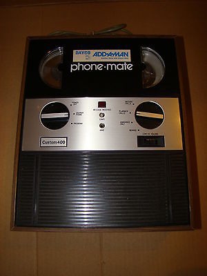   Vintage Phone mate custom 400 reel to reel answering machine Dayco