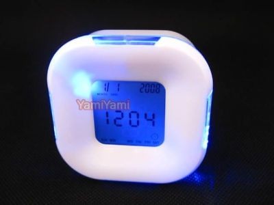 led calendar date countdown temperature alarm clock from china time