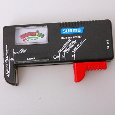 Newly listed Mini Pocket DIY Universal Battery Tester AA AAA C D 9V 