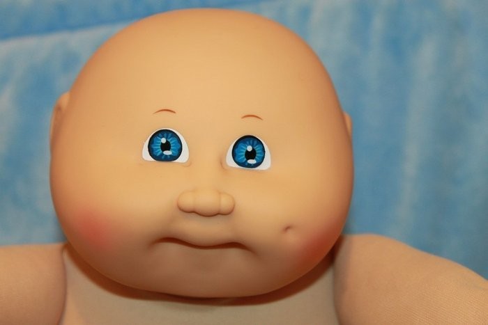 Cabbage Patch Kids Vintage Coleco 1984 Bald/Blue #3 Blushed Boy